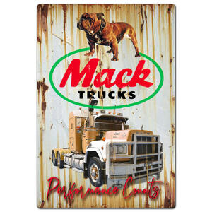 Mack Trucks Australian Road Train - Retro Tin Sign - 20 x 30 cm