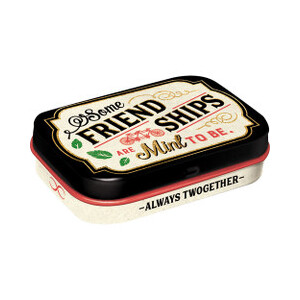 Some Friendships Are Mint To Be - Sugar Free Mints in Retro Tin