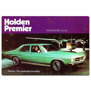 Holden Premier - Retro Tin Sign - Holden Memorabilia