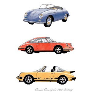 Porsche - Cotton Kitchen Tea Towel