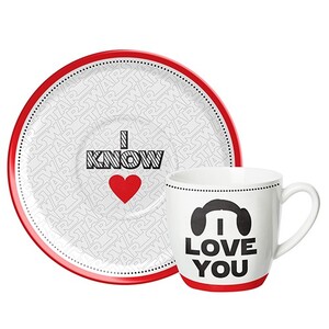 I Love You I Know - Teacup & Saucer - Star Wars