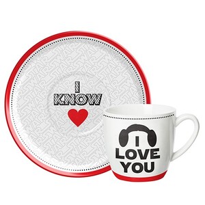 I Love You I Know Teacup & Saucer | Star Wars