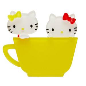 Hello Kitty & Mimmy Brooch - Erstwilder - Hello Kitty
