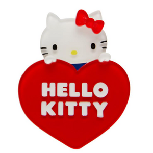 Hello Kitty Heart Brooch - Erstwilder - Hello Kitty