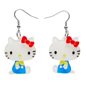 Take A Break Earrings - Erstwilder - Hello Kitty