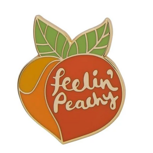Feelin' Peachy Enamel Pin - Erstwilder