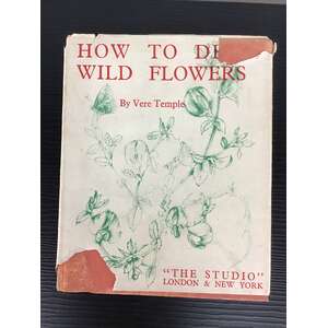 1942 How To Draw Wild Flowers - Vere Temple