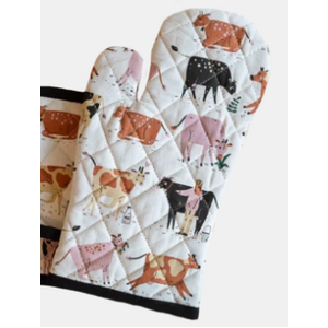 Dairy Cows Oven Glove