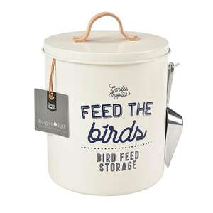 Burgon & Ball Bird Feed Storage Tin - Feed the Birds