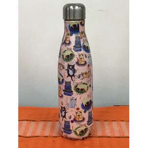 Michelle Allen - Crazy Cats Water Bottle - Double Wall Insulated