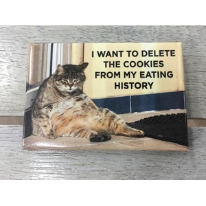 Delete the Cookies - Funny Fridge Magnet