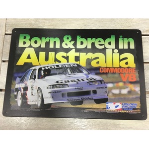 Commodore V8 1990 Bathurst - Retro Tin Sign - 20 x 30 cm Landscape