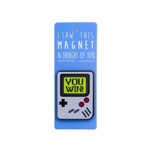 Gameboy Gamer Fridge Magnet - You Win