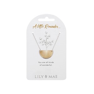 Lily & Mae A Little Reminder Necklace - You're Wonderful