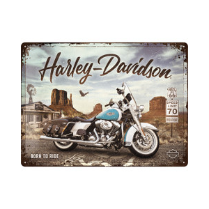 Harley Davidson Retro Sign | Tin | Nostalgic Art