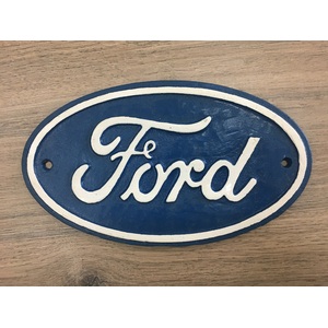 Cast Iron Ford Logo Sign