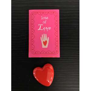 Lots of Love Matchbox Memory Token - Heart