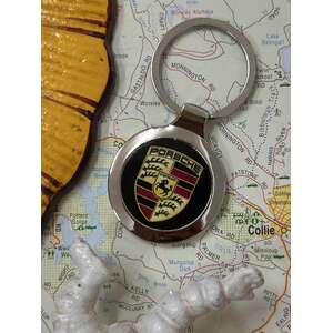 Porsche Metal Keyring Keychain