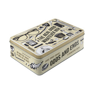 Odds and Ends Storage Tin | Retro