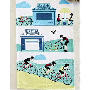 Cycling Tea Towel - 100% Cotton