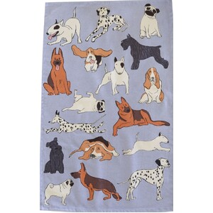 Dog Breeds Tea Towel - 100% Cotton