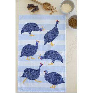 Guinea Fowl Cotton Kitchen Tea Towel