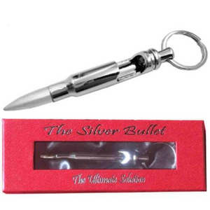 Silver Bullet Bottle Opener | Key Ring | Gift Boxed