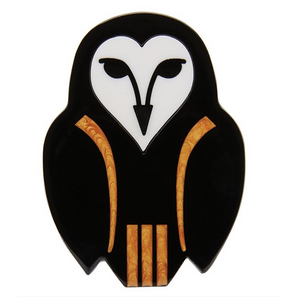 Owl Ornamental Brooch - Erstwilder - Art Nouveau 2