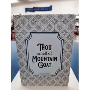 Greeting's Card - Smell of Mountain Goat - Made In WA Brown