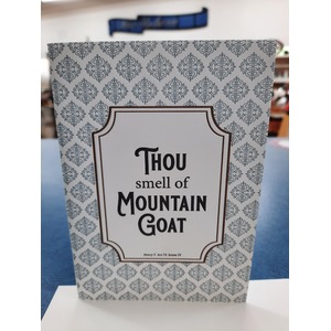 Greeting's Card - Smell of Mountain Goat - Made In WA Blue