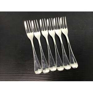 VINTAGE Silver Plated Cake Forks | Lot of 6 | Made in Japan