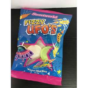 Sweetworld Fizzy UFO's Sherbet Filled Discs | 26 g