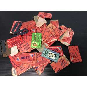 VINTAGE Club Razor Blades | Bulk Lot 
