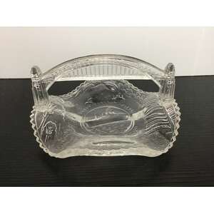 VINTAGE Sydney Harbour Bridge Commemorative Opening Glass Dish w Handle | March 1932