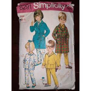 Simplicity | Vintage Sewing Pattern | 8291 Child Size 2 1970s