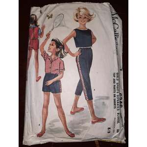 McCall's | Vintage Sewing Pattern | 6346 Girls Size 10