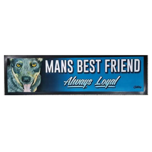 Mans Best Friend - Bar Mat Runner - Blue Heeler