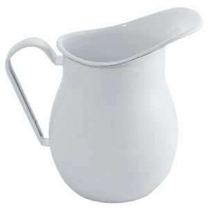 Falcon Enamel Water Pitcher Jug - 1.5 L - White - 14 cm