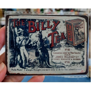 The Billy Tea | Fridge Magnet | Retro Advertising