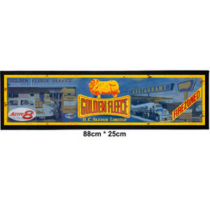 Golden Fleece Bar Runner Mat - 90 cm Long - Automobilia
