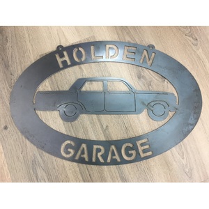 Holden Garage - Laser Cut Steel Sign - 60 x 40 cm