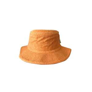Terry Towelling Bucket Hat - S - Mango Orange