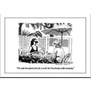 Gluten-free - Fridge Magnet - The New Yorker