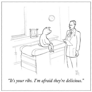 Ribs - Fridge Magnet - The New Yorker