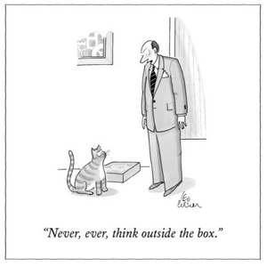 Outside The Box - Fridge Magnet - The New Yorker