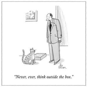 Outside The Box | Fridge Magnet | The New Yorker