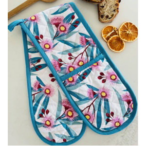 Flowering Gum Double Oven Glove | 100% Cotton | Australian Design