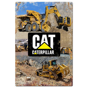 Cat Caterpillar - Tin Sign - 20 x 30 cm