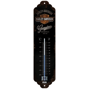 Harley Davidson Garage Metal Wall Thermometer | Nostalgic Art | 28 cm
