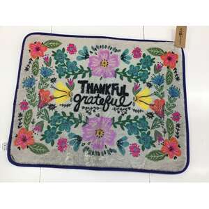 Natural Life Reversible Dish Drying Mat | Thankful & Grateful | Colourful 
